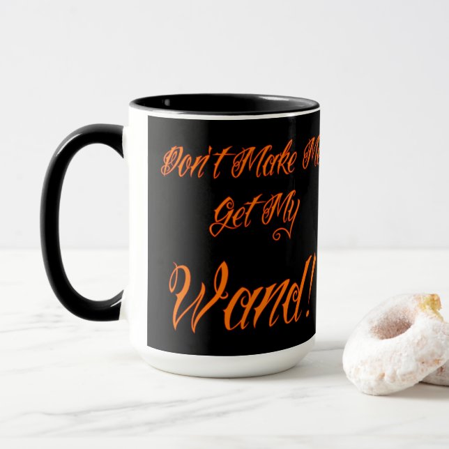Halloween Witchy Quote Tasse (Mit Donut)
