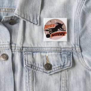 Halloween Witchy Retro Hexenkostüm Candy Button