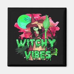 Halloween Witchy Vibes Magnet