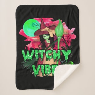 Halloween Witchy Vibes Sherpadecke