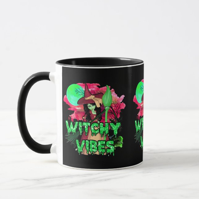Halloween Witchy Vibes Tasse (Links)