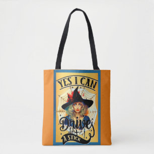 Halloween Witth Tote Bag