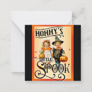 Halloween Witth Tote Bag Mitteilungskarte