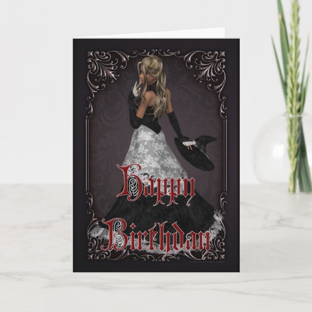 Halloween Witz 4. Oktober Happy Birthday Card Karte (Vorderseite)