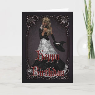 Halloween Witz 4. Oktober Happy Birthday Card Karte