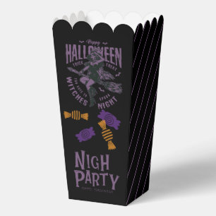 Halloween Witz Flying on Broom Popcorn Box - Spoo Geschenkschachtel