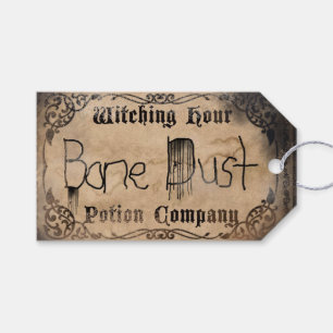 Halloween-Witz-Knochenstaub-antikes-Potion-Zutaten Geschenkanhänger