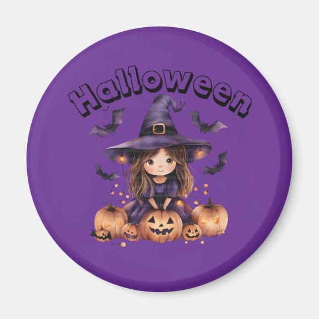 Halloween Witz Magnet (Vorne)