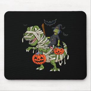 Halloween Witz reiten T Rex Fun Boys Girls Kinder Mousepad