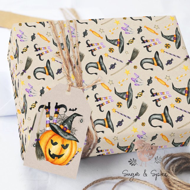 Halloween Witz und Candy Wrapping Paper Geschenkpapier (Von Creator hochgeladen)