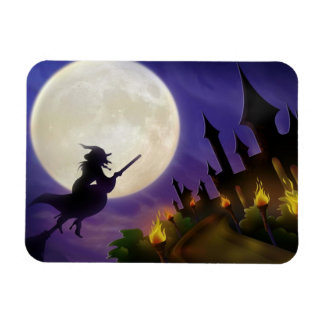 Halloween Witz Vollmond Magnet