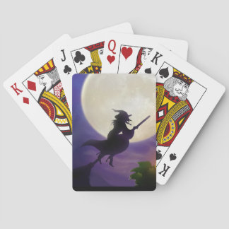 Halloween Witz Vollmond Spielkarten