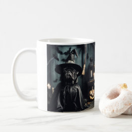 Halloween Wizard Black Mops Tasse