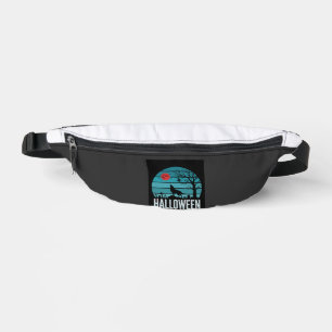 Halloween-Wolf-Friedhofs-Mond-Vektor Bauchtasche