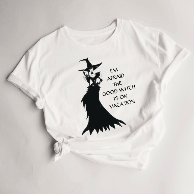 Halloween Womens Witchy Shirt Funny Quote Text (Von Creator hochgeladen)