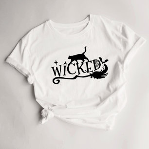 Halloween Womens Witchy Wicked T - Shirt