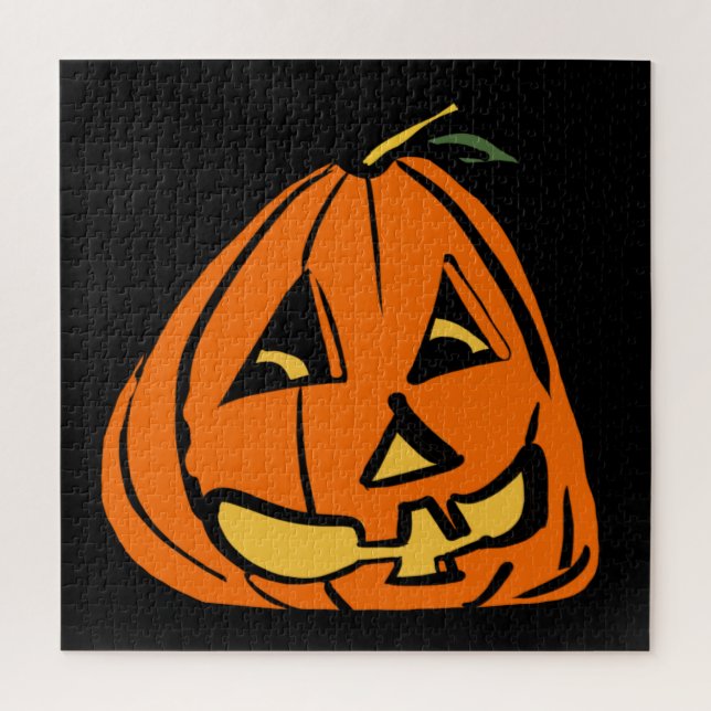 Halloween Wonky Pumpkin Puzzle (Vertikal)