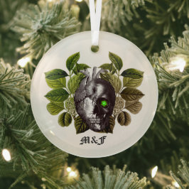 Halloween Woodland Ornament Aus Glas