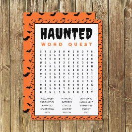 Halloween Word Search Game | Spuk Word Games