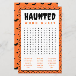 Halloween Word Search Game | Spuk Word Games