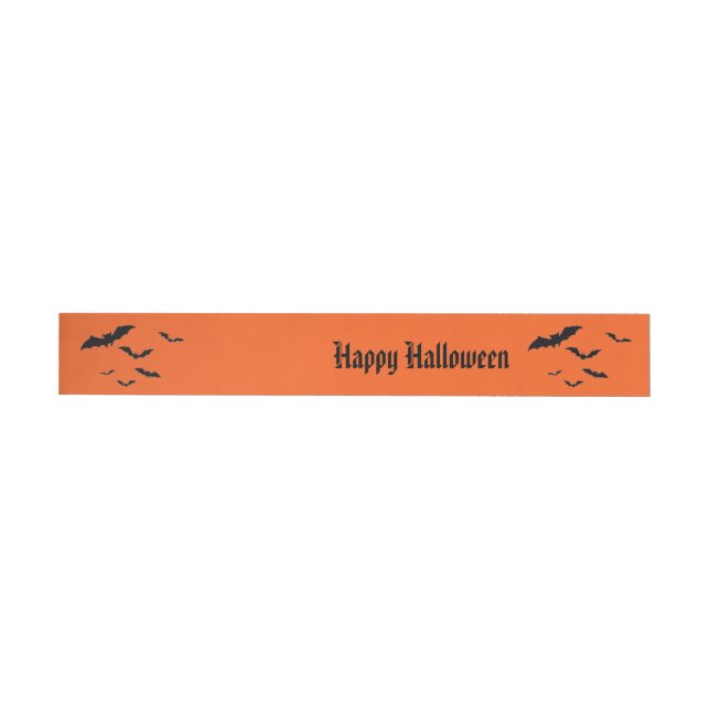 Halloween-Wraparound-Adressetikett Rundum-Adressaufkleber (Person)