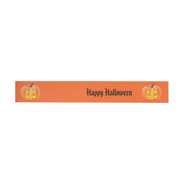 Halloween-Wraparound-Adressetikett Rundum-Adressaufkleber (Person)