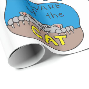 Halloween Wrapping Paper, Cat Geschenkpapier