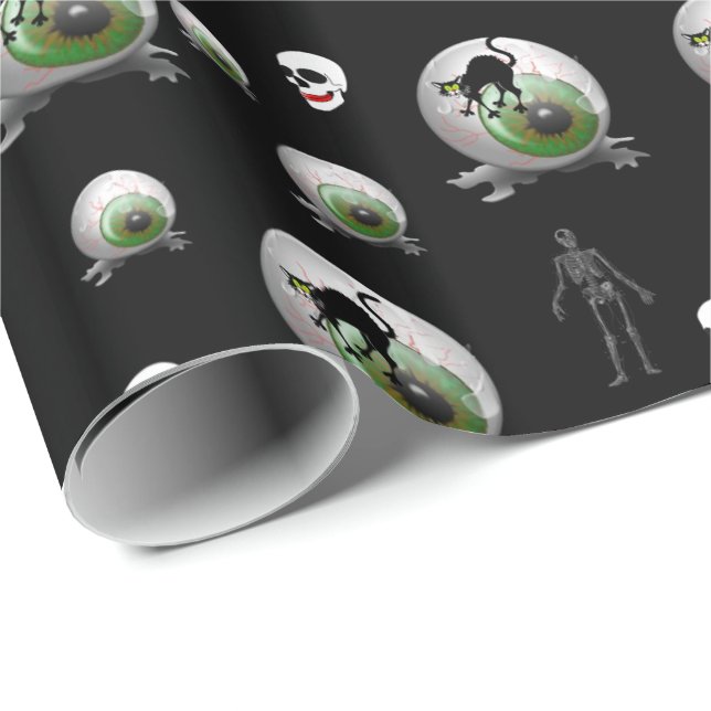 Halloween Wrapping Paper Geschenkpapier (Rolleneckpunkt)