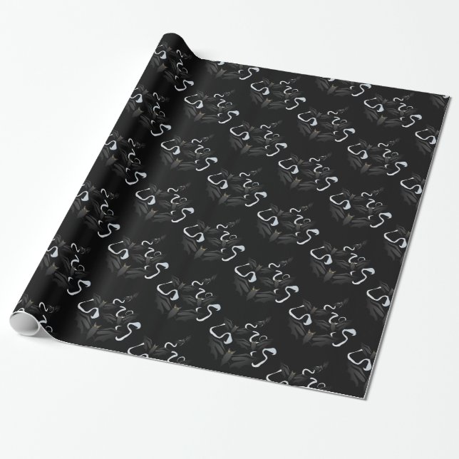 Halloween Wrapping Paper Geschenkpapier (Ungerollt)