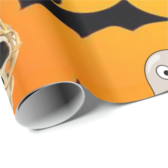 Halloween Wrapping Paper Geschenkpapier (Rolleneckpunkt)