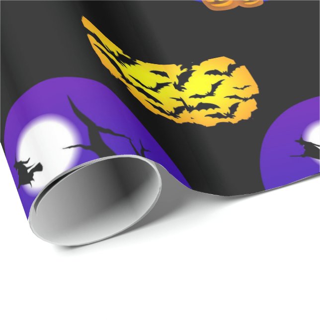 Halloween Wrapping Paper Geschenkpapier (Rolleneckpunkt)