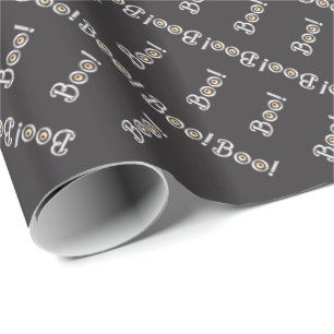 Halloween Wrapping Paper Niedlich BOO Geschenkpapi Geschenkpapier