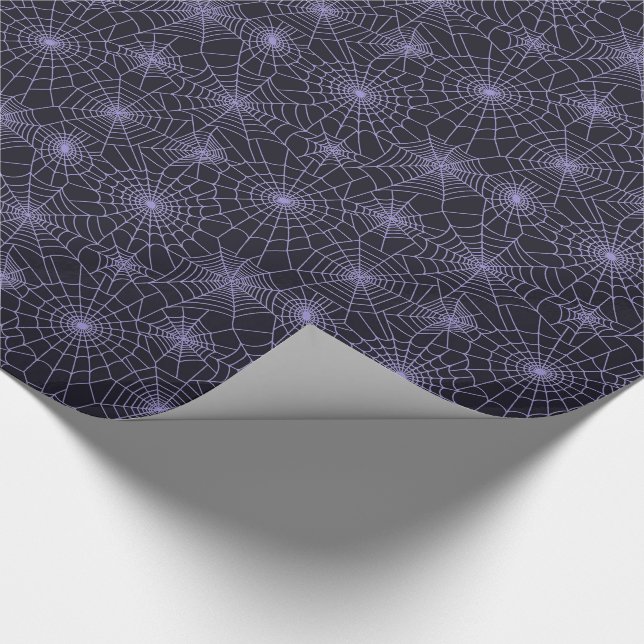 Halloween Wrapping Paper-Spider Webs Geschenkpapier (Ecke)
