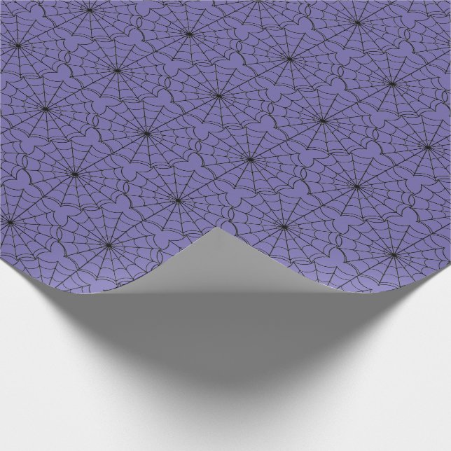 Halloween Wrapping Paper-Spider Webs Geschenkpapier (Ecke)