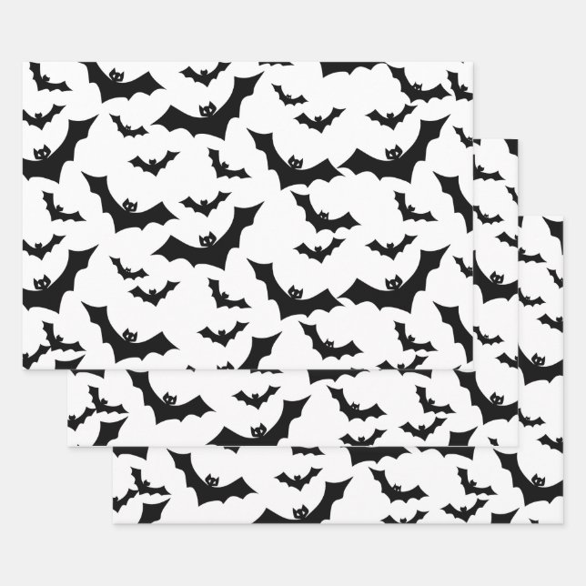 Halloween wrapping paper| Spooky, Bat Geschenkpapier Set (Set)