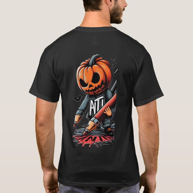 halloween Write T - Shirt (Rückseite)