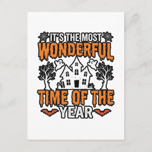 Halloween Wundervolle Zeit Des Jahres Vintage-Shir Postkarte