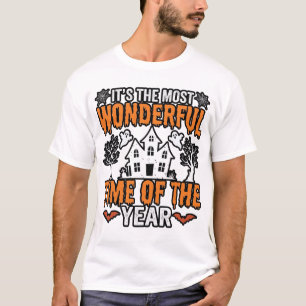 Halloween Wundervolle Zeit Des Jahres Vintage-Shir T-Shirt