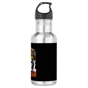 Halloween Wundervolle Zeit Geist und Kürbis Vintag Edelstahlflasche