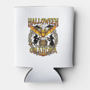 Halloween-Wünsche Opa Fledermaus Hexen-Kessel_1 Dosenkühler