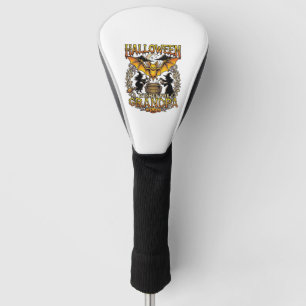 Halloween-Wünsche Opa Fledermaus Hexen-Kessel_1 Golf Headcover