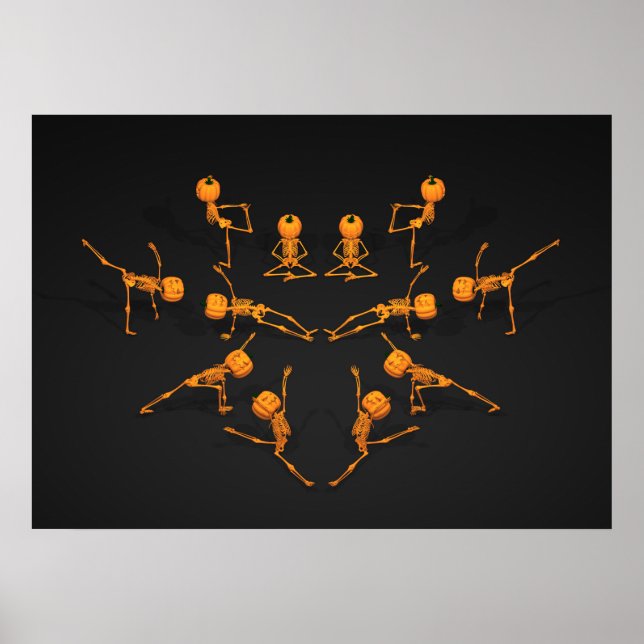Halloween-Yoga-Klasse Poster (Vorne)