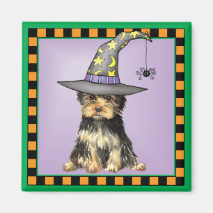 Halloween Yorkie Magnet