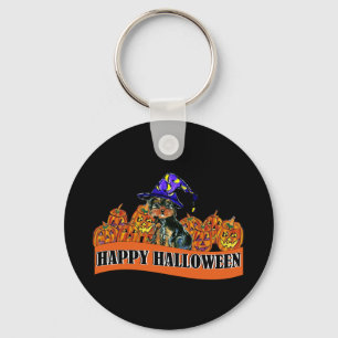Halloween Yorkie Poo Schlüsselanhänger