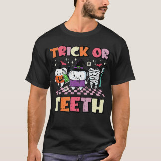 Halloween-Zahnarzttrick-Oreeth-Zahnkostüm-Männer W T-Shirt