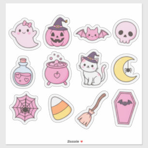 Halloween-Zauber-Aufkleber-Packung Aufkleber