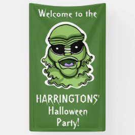 Halloween-Zeichen, benutzerdefiniertes Textbanner  Banner