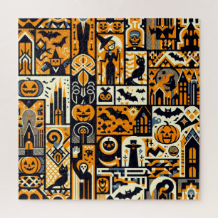 Halloween-Zeichen Puzzle