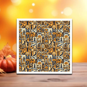 Halloween-Zeichen Serviette