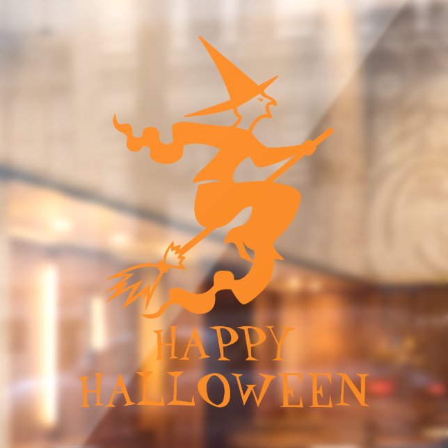 Halloween-Zeichentrickschrift Fensteraufkleber (Blatt 2)